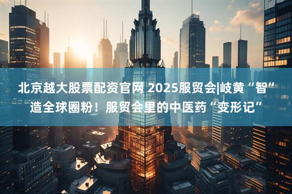 北京越大股票配资官网 2025服贸会|岐黄“智”造全球圈粉！服贸会里的中医药“变形记”
