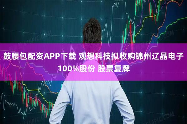 鼓腰包配资APP下载 观想科技拟收购锦州辽晶电子100%股份 股票复牌